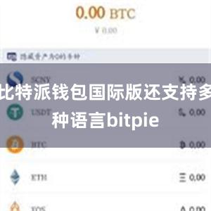 比特派钱包国际版还支持多种语言bitpie