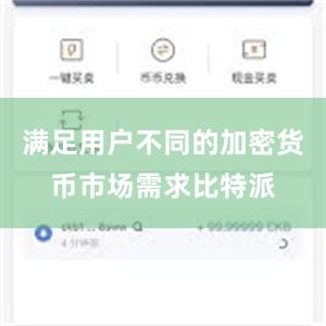 满足用户不同的加密货币市场需求比特派