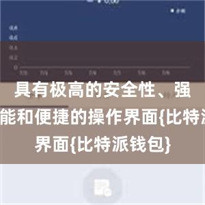 具有极高的安全性、强大的功能和便捷的操作界面{比特派钱包}